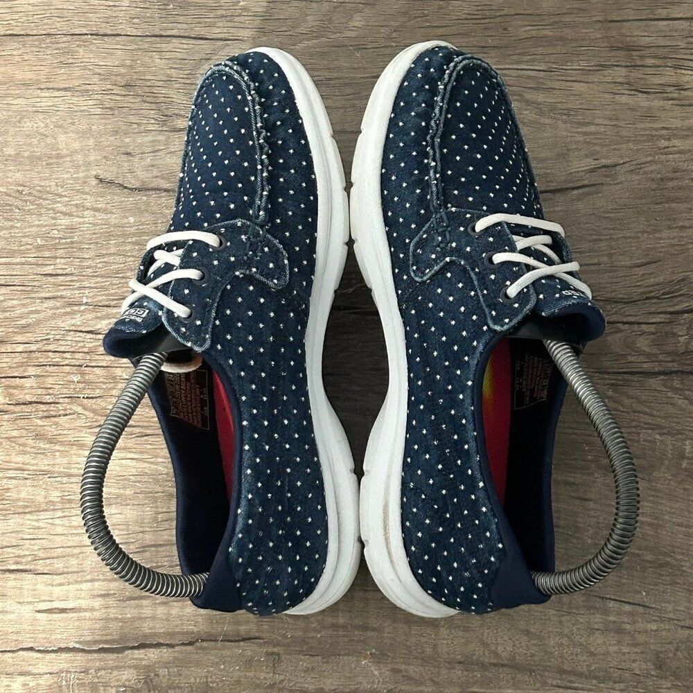 Skechers Gogo Max Women’s Shoes Size 7 Blue - Picture 5 of 8